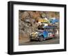 Heavily Loaded Jeepney, a Typical Local Bus, on Kennon Road, Rosario-Baguio, Luzon, Philippines-null-Framed Photographic Print