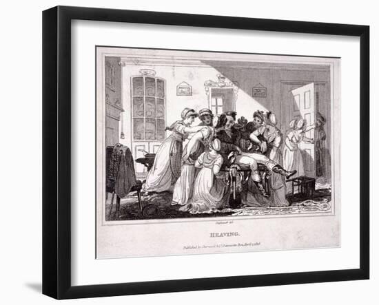 Heaving, 1816-James Stephanoff-Framed Giclee Print