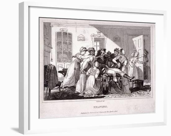 Heaving, 1816-James Stephanoff-Framed Giclee Print