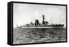 Heavy Cruiser Admiral Scheer-null-Framed Stretched Canvas