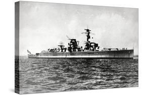 Heavy Cruiser Admiral Scheer-null-Stretched Canvas