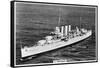 Heavy Cruiser HMS Devonshire, 1937-null-Framed Stretched Canvas