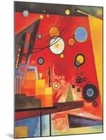 Heavy Red-Wassily Kandinsky-Mounted Art Print