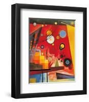 Heavy Red-Wassily Kandinsky-Framed Art Print