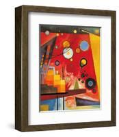 Heavy Red-Wassily Kandinsky-Framed Art Print