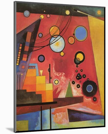 Heavy Red-Wassily Kandinsky-Mounted Premium Giclee Print