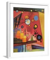 Heavy Red-Wassily Kandinsky-Framed Premium Giclee Print