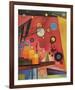 Heavy Red-Wassily Kandinsky-Framed Premium Giclee Print