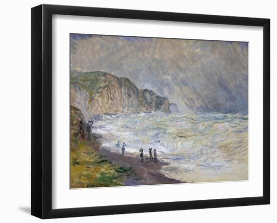 Heavy Sea, 1897-Claude Monet-Framed Giclee Print