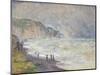 Heavy Sea at Pourville, 1897-Claude Monet-Mounted Premium Giclee Print