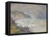 Heavy Sea at Pourville, 1897-Claude Monet-Framed Stretched Canvas