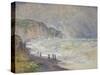 Heavy Sea at Pourville, 1897-Claude Monet-Stretched Canvas