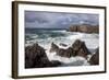 Heavy Seas Pounding the Rocky Coastline at Dalbeg-Lee Frost-Framed Photographic Print