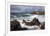 Heavy Seas Pounding the Rocky Coastline at Dalbeg-Lee Frost-Framed Photographic Print