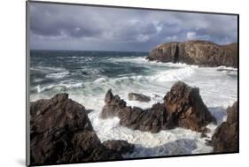 Heavy Seas Pounding the Rocky Coastline at Dalbeg-Lee Frost-Mounted Photographic Print