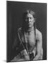 Heavy Shield Native American Indian Curtis Photograph-Lantern Press-Mounted Art Print