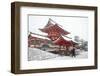 Heavy snow on Fushimi Inari Shrine, Kyoto, Japan, Asia-Damien Douxchamps-Framed Photographic Print