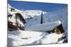 Heavy Snowfall in Le Tour, Chamonix Valley, Haute-Savoie, French Alps, France, Europe-Christian Kober-Mounted Photographic Print