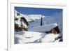 Heavy Snowfall in Le Tour, Chamonix Valley, Haute-Savoie, French Alps, France, Europe-Christian Kober-Framed Photographic Print