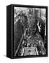 Heavy Traffic Moves Along Broadway and Seventh Avenue-null-Framed Stretched Canvas