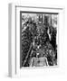 Heavy Traffic Moves Along Broadway and Seventh Avenue-null-Framed Photographic Print