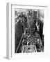 Heavy Traffic Moves Along Broadway and Seventh Avenue-null-Framed Photographic Print