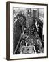 Heavy Traffic Moves Along Broadway and Seventh Avenue-null-Framed Photographic Print