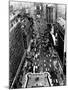 Heavy Traffic Moves Along Broadway and Seventh Avenue-null-Mounted Photographic Print