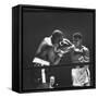 Heavyweight Bout in Which Cassius Clay Narrowly Defeated Doug Jones-George Silk-Framed Stretched Canvas