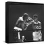 Heavyweight Bout in Which Cassius Clay Narrowly Defeated Doug Jones-George Silk-Framed Stretched Canvas