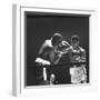 Heavyweight Bout in Which Cassius Clay Narrowly Defeated Doug Jones-George Silk-Framed Premium Photographic Print