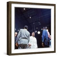 Heavyweight Boxer Cassius Clay, aka Muhammad Ali, After His Fight with Sonny Liston-John Dominis-Framed Premium Photographic Print