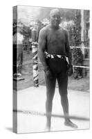 Heavyweight Boxing Champion Jack Johnson Photograph-Lantern Press-Stretched Canvas