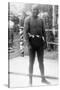 Heavyweight Boxing Champion Jack Johnson Photograph-Lantern Press-Stretched Canvas