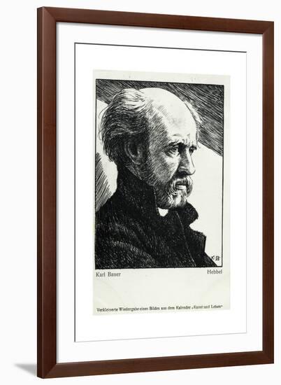 Hebbel-Karl Bauer-Framed Giclee Print