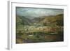 Hebden Bridge from Palace House, Fairfield, 1869-John Holland-Framed Giclee Print