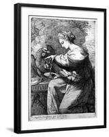 Hebe, 1770-Angelica Kauffmann-Framed Giclee Print