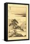 Hebi Taiji No Fuji-Katsushika Hokusai-Framed Stretched Canvas