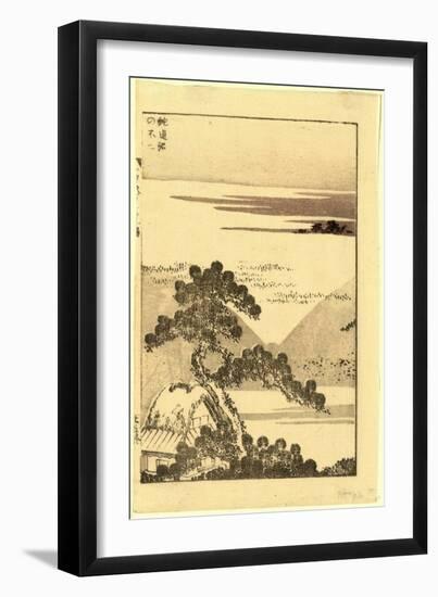 Hebi Taiji No Fuji-Katsushika Hokusai-Framed Giclee Print