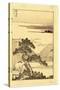 Hebi Taiji No Fuji-Katsushika Hokusai-Stretched Canvas