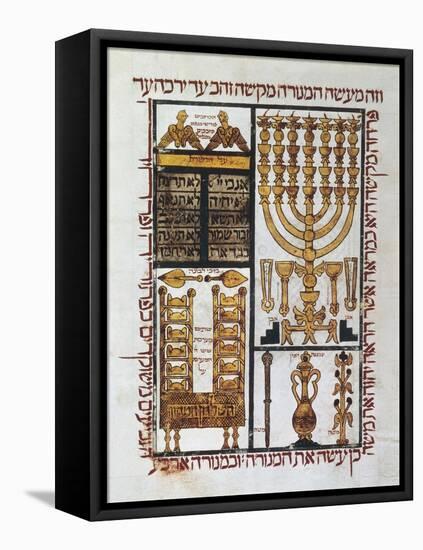 Hebrew Bible, 1299-null-Framed Stretched Canvas