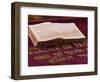 Hebrew Bible in Fes Synagogue, Morocco-William Sutton-Framed Photographic Print