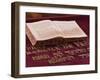 Hebrew Bible in Fes Synagogue, Morocco-William Sutton-Framed Photographic Print