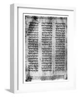 Hebrew Version of the Pentateuch, 1926-null-Framed Giclee Print