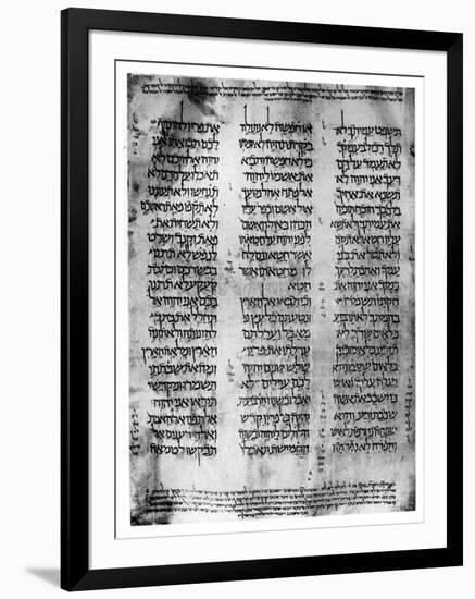 Hebrew Version of the Pentateuch, 1926-null-Framed Giclee Print