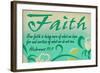 Hebrews 11:1 - Inspirational-Lantern Press-Framed Art Print