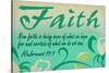 Hebrews 11:1 - Inspirational-Lantern Press-Stretched Canvas