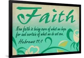 Hebrews 11:1 - Inspirational-Lantern Press-Framed Art Print