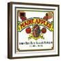Hebron, Maine, Maine Apples Brand Apple Label-Lantern Press-Framed Art Print