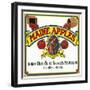 Hebron, Maine, Maine Apples Brand Apple Label-Lantern Press-Framed Art Print